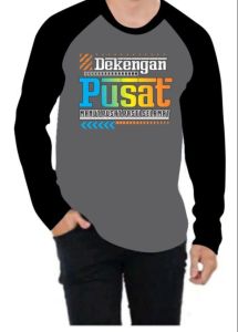 KAOS RAGLAN PRIA DEKENGAN PUSAT DTF \ KAOS RAGLAN PRIA LENGAN PANJANG ATASAN PRIA / KAOS MURAH / KAOS DISTRO / KAOS SIMPLE / T-SHIRT PRIA