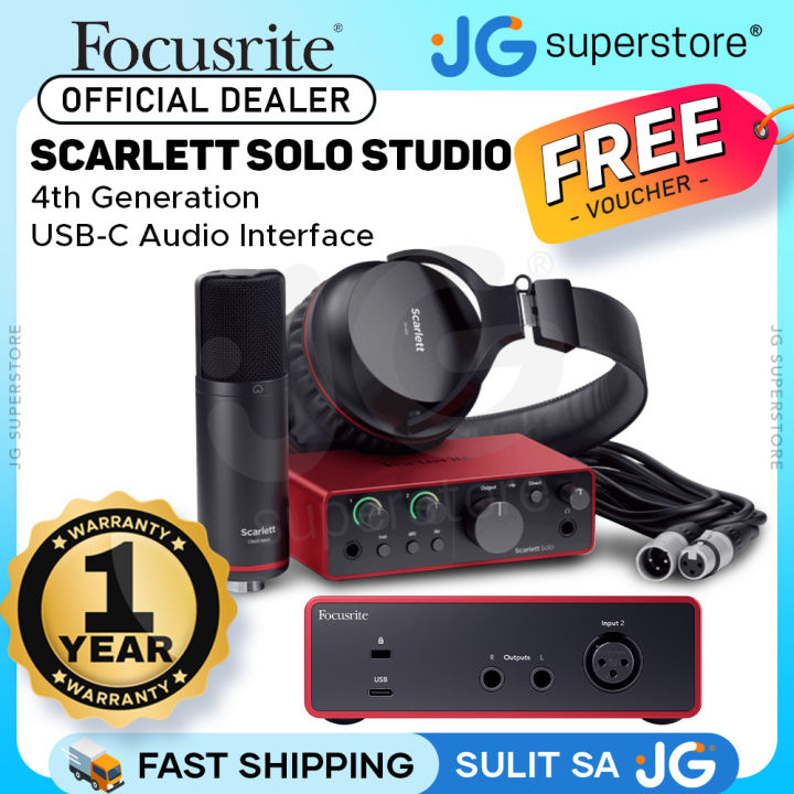 Focusrite Scarlett Solo Studio 3rd Gen Focusrite Scarlett Solo