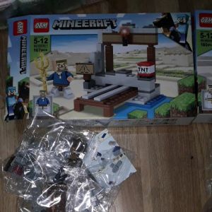 Lắp ráp 1 hộp LegoMineeCaft 66044 có trên 160 chi tiết bằng nhựa ABS rất đẹp