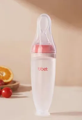 Toki - Bbet High Quality Spoon Feeder Squeeze Bottle All In One Solution Fruits Cereal Milk Feeding BPA Free Newborn Baby Training Sudu Bayi Berkualiti