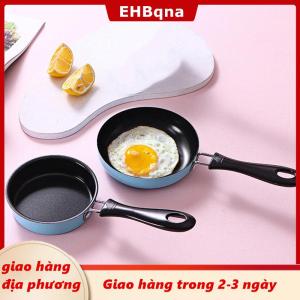 [COD] EHBqna 3PF Ship within 24 hours Mini Frying Pan thép không gỉ ngăn chặn Stick cảm ứng nồi tròn ăn sáng nhỏ Fry Egg Pan với dài xử lý Nhà Bếp Tiện Ích