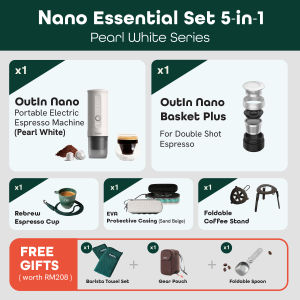 OutIn Nano Essential 5-in-1 Portable Espresso Set