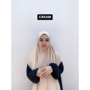 MahkotaHijab – Pastan Oval Jersey Premium Spandek | Pashmina Flowy Elegan