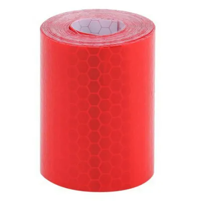 LangkawiFex 1mx5cm Car Truck Reflective Self-adhesive Safety Warning Tape Roll Film Sticker