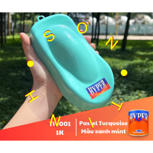 Sơn xe máy HYPER màu xanh mint (Code: TP-001) 1K sơn thơm công nghiệp