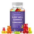 Mulittea Permen karet melatonin, bahan alami, membantu tidur, lebih cepat tertidur, meningkatkan kecemasan dan stres, serta meningkatkan kualitas tidur--60pcs. 
