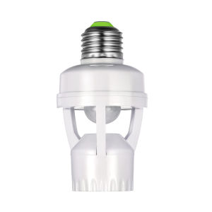 AceDeal [Support Lalamove Bulk Orders] PIR Sensor Adjustable Gear Position E27 Screw Bulb Socket Adapter Lamp Head Light Adjustment Switch Sensing No Wiring Required