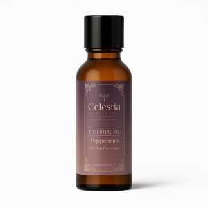 Celestia Aroma - 100% Pure Peppermint Essential Oil 30ml | Energizing & Refreshing | Natural Plant Extract