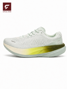 DYNAFISH Xiaonian Series Running Shoes Men Women | Lightweight TPEE Foam Sneakers | Cushioned Trainers | Breathable Mesh Daily Training Shoes | Light Green