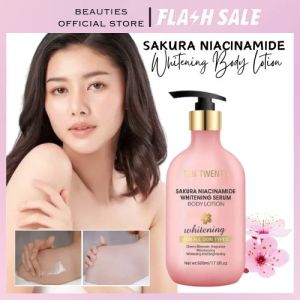 SAKURA Niacinamide Whitening Body Lotion Deeply Nourishes Brightening & Moisturizes Skin  for All Types of Skin
