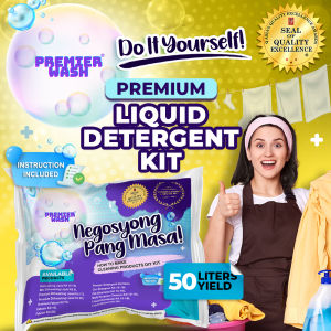 50 LITERS YIELD PREMIUM LIQUID DETERGENT KIT - PREMIER WASH