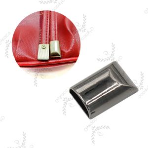 Asesoris Tas Variasi V178 (NEKEL HITAM) Stopper / Matian / Buntut / Ujung Resleting Zipper - Aksesoris Tas (IMPORT)