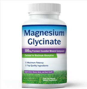 Magnesium Glycinate 120 Caps Support Bone Muscle Nerve Heart Health And Reduce Anxiety And Stress