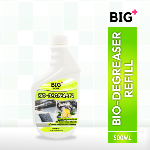 BIG Bio-Degreaser Kitchen Spray (500ml) Oil Removal Cleanser Oven Stove Kitchen Hood Stove Stain Detergent Fabric Sofa Curtain Carpet Cleaner