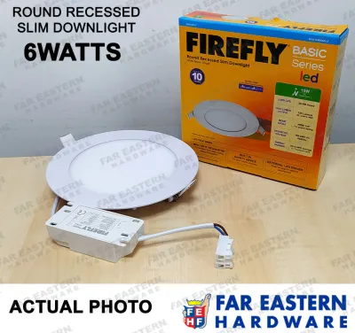 FIREFLY LED Down Light Warm White | Cool Daylight Round | Square Recessed Slim Ceiling Downlight