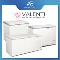 VALENTI 102L / 198L / 302L / 490L / 576L WHITE CHEST FREEZER [ VXF-110 | VXF-210 | VXF-310 | VXF-510 | VXF-610 ]. 