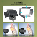 MonQiQi 11นิ้ว ไฟสตูดิโอ ไฟไลฟ์สด LED Light ซอฟบ๊อก พร้อมรีโหมด ไฟสตูดิโอ ไฟถ่ายภาพ รีโมทแสงได้ ไฟต่อเนื่อง photography light studio lamp bulb. 