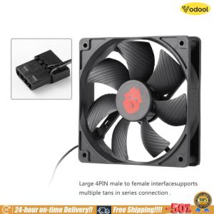 [24 hours delivery] 12cm 4 Pin High Speed Desktop Chassis Fan Large Air Volume PC Case Radiator