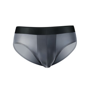 OCSHEAN กางเกงชั้นในระบายอากาศเซ็กซี่ผ้าไอซ์ซิลค์กางเกงในผู้ชายน้ำหนักเบากางเกงชั้นใน