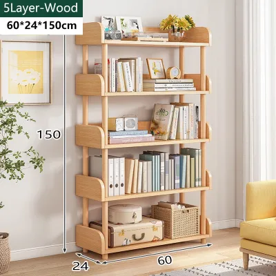 STON Book Shelf Multipurpose Shelves Living Room Simple Bookshelf Household Floor Multi-tier Book Storage Rack 书架