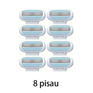 Pisau tiga lapisan universal yang kompatibel dengan Gillette VENUS,Mesin cukur pengurangan rambut wanita Mesin cukur portabel Alat pengurangan rambut kaki wanita