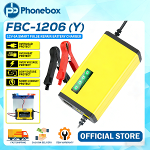 【15year Warranty】Heavy Duty Car Battery Charger 12V-24V 6A 8A Auto Fast Smart Battery Charger Automatic Voltage For Car Motorcycle Full Intelligent Universal Repair Type