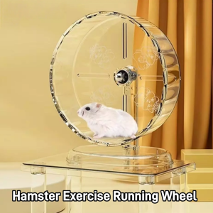 【24cm】Large Size Hamster Exercise Running Wheel Mute Stable Widened Silent Vertical