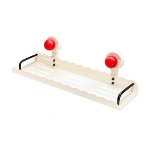 JIANZ  Bathroom Storage Rack Punch Free Wall Mounted Shower Shampoo Rack Practical Detachable Suction Cup Storage Shelf for Home