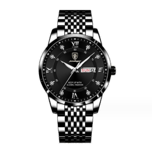 Đồng hồ nam POEDAGAR 836 chính hãng dây thép cao cấp không gỉ