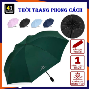 Ô Dù Đi Mưa Che Nắng Chống Tia UV Gấp Gọn Cao Cấp - Ô Che Mưa Đi Nắng Phủ Chống Tia UV Chống Thắm Nước Màu Pastel Tiện Lợi