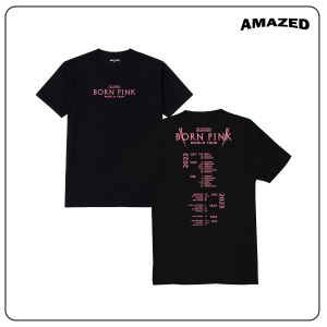 BLACKPINK Shirt Born Pink World Tour T-shirt D4 Amazed