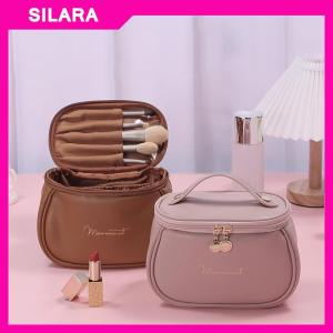SILARA Xách tay công suất lớn xách tay Túi mỹ phẩm lưu trữ du lịch túi vệ sinh cá nhân mỹ phẩm không thấm nước lưu trữ túi
