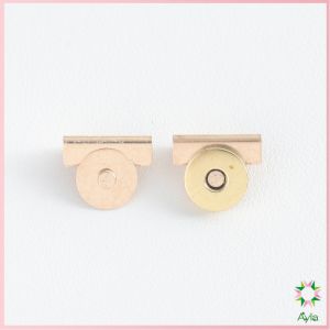 Ayla กระดุมแม่เหล็ก DIY สำหรับติดกระเป๋า เสื้อผ้า งานหัตถกรรมต่างๆ ไม่ต้องเย็บ ไม่ต้องเจาะ 1 ชุด Bag Magnetic buckle