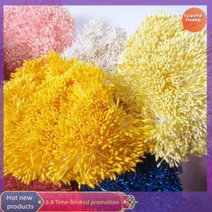 Graceful 400Pcs Mini Flower Stamen Artificial Pistil Double Heads DIY Floral Craft For Wedding Decor Needlework Scrapbooking