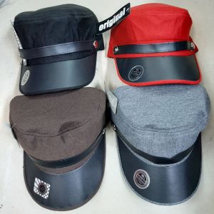topi komando lis kulit/ topi aril