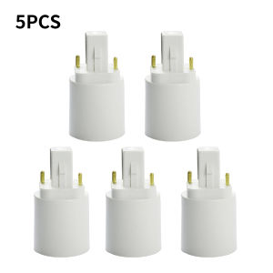 5pcs G24 to E27 Bulb Base Adapters Bulb Holder Portable G24 To E27 Led Lamp Bulb Adapters