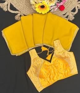 [Pre Order] HAVY FOX GEORGETTE Saree (Normal / Ready To Wear) ~ Delivery Lead Time : 10 days