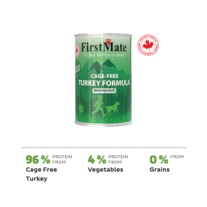 [set of 2 cans] FirstMate Grain And Gluten Free Premium Canned Food For Dogs 345g/12.2oz (Whipped Pate)