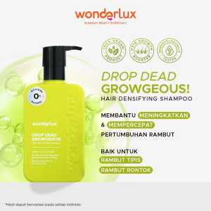 Wonderlux Shampoo Series | Wonderlux Hold My Strands! Shampoo Hair Fall Treatment | Break Me Free! Anti Dandruff Shampoo For Sensitive Scalp Sampo Anti Ketombe | Wonderlux Drop Dead Growgeous! | Bring Me To Life!