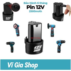 Pin 12V Tam Giác 2500mAh Hệ 3S Dòng Xả Cao 25A - Pin Đóng OEM Tương Thích Sạc Adapter & Sạc Đế - Bảo Hành 6 Tháng - Vĩ Gia Shop