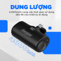 Sạc dự phòng Energizer 4600mAh UE4600PQ - thiết kế nhỏ gọn tiện lợi, tích hợp sạc nhanh 22.5W. 