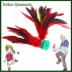 Eelux 1 Quả Cầu Đá Trung Quốc đồ chơi thể dục thể thao chân lông ngỗng Nhiều màu