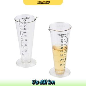SHNGki Cốc đo Acrylic cấp thực phẩm 100ml với quy mô không chứa BPA hoàn hảo cho sử dụng nhà bếp và nhà hàng