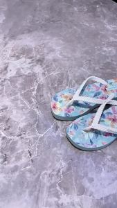 Hotmarzz Hotmarzz   New womens wedge flip-flops high-heeled sandals for beach wear fashionable home slippers for summer