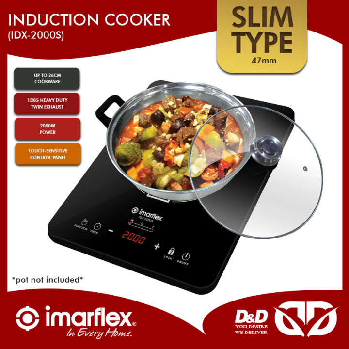 D D Imarflex IDX 2000S Induction Cooker 26 Cm 15 Kg 2000