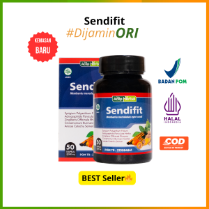 Sendifit Kapsul Asli Original Obat Herbal Khusus Sakit Sendi Otot Untuk Asam Urat Rematik dan Otot