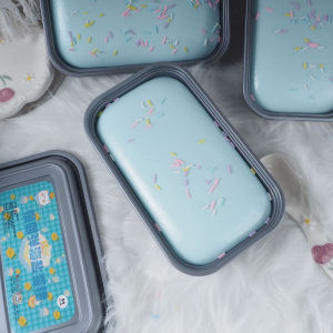 Sweet Home.my Bread Cake Squishy Toy Slow Rebound Soft Silicone Sticky Box Squeeze Fidget Anti Stress Relaxation Rumah Tangga Gift