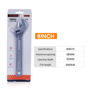 TASKTOOL 8/10/12 Inch Adjustable Spanner Industrial Torque Wrench For Nut Bolt Tightening