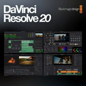 Blackmagic Design DaVinci Resolve Studio 20 Full Version Lifetime Use Unlimited Installation