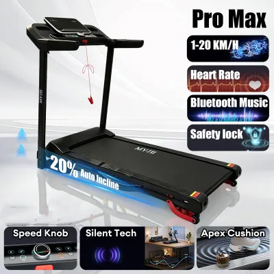 JC700 Treadmill 4HP 1-16km/h with Bluetooth music LED large display screen Wide runway Home fitness